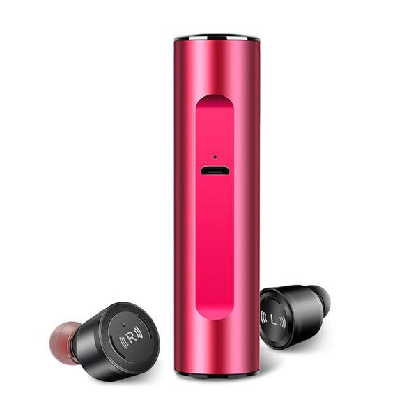 New TWS Wireless Bluetooth 5.0 Earphone IPX7 Waterproof Headset Stereo Earbuds Microphone With Charging Case