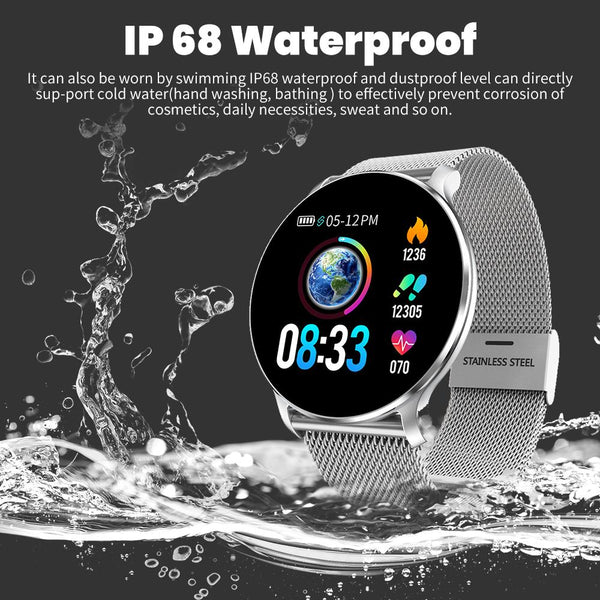 New Smart Watch Waterproof Smartwatch Heart Rate Monitor Fitness Tracker For iPhones Android
