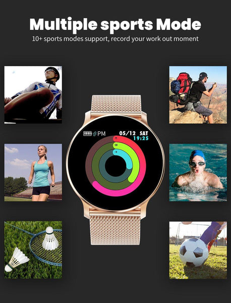 New Smart Watch Waterproof Smartwatch Heart Rate Monitor Fitness Tracker For iPhones Android