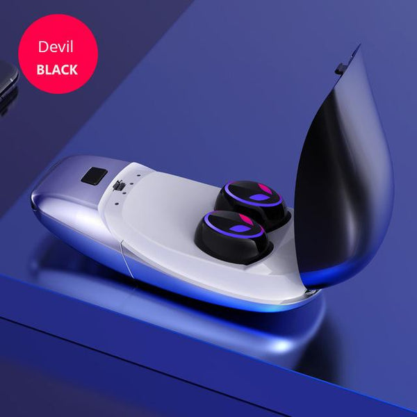 New TWS Bluetooth Wireless Earbuds 6D Stereo Noise Cancelling Earphones Gaming Headset For Android iPhone