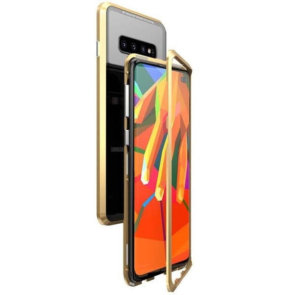 New Magnetic Phone Case Frame Cover Aluminum Metal Bumper Phone Case Coque For Samsung Galaxy S23 Plus Ultra Series