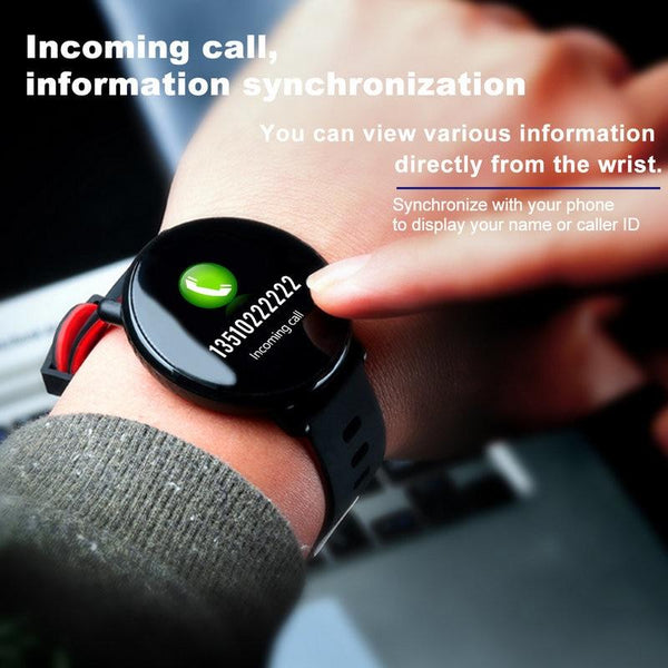 New Bluetooth Smart Watch IP68 Waterproof Clock Activity Fitness Tracker Heart Rate Monitor Smartwatch For Android IOS