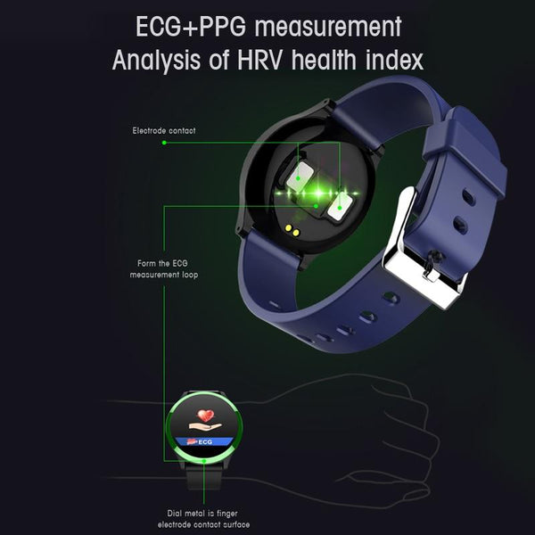 New Smart Watch Waterproof Blood Pressure Heart Rate Monitor Multi-Sport Mode Fitness Smartwatch