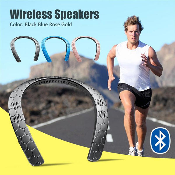 New Neck Hanging Bluetooth Stereo Portable Outdoor Speaker For Walking Running Traveling