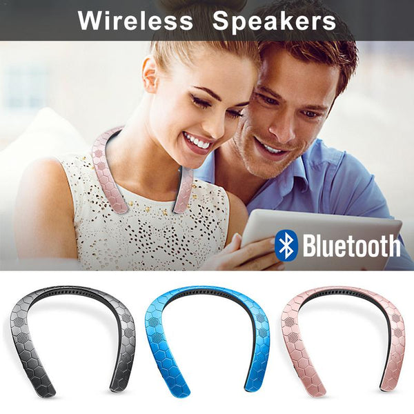 New Neck Hanging Bluetooth Stereo Portable Outdoor Speaker For Walking Running Traveling