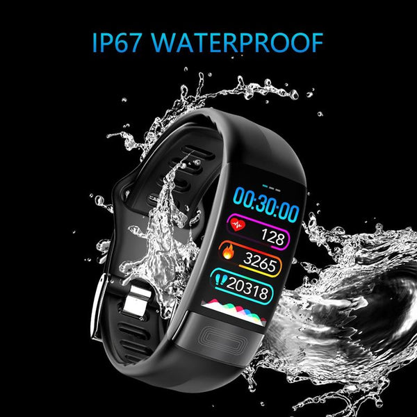 New Blood Pressure Smart Band Heart Rate Smart Bracelet Activity Fitness Tracker Watch For iPhone Android