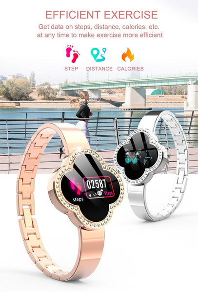 New Dynamic IP67 Waterproof Heart Rate Blood Pressure Oxygen Smart Watch Bracelet For Android iPhone