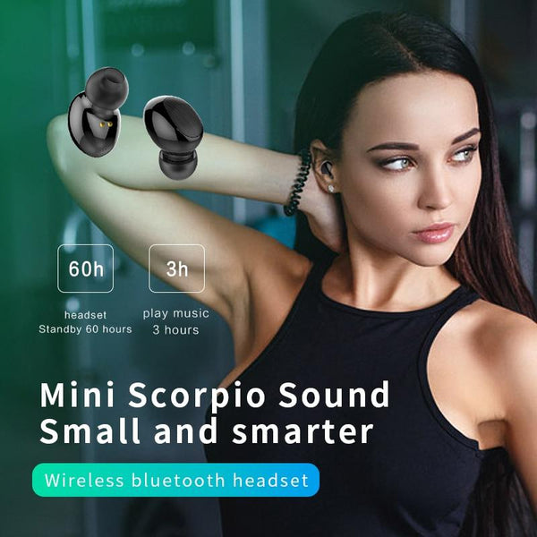 New TWS Mini Wireless Bluetooth Earphone Earbuds With Charging Box Sport Headsets For iPhone Android