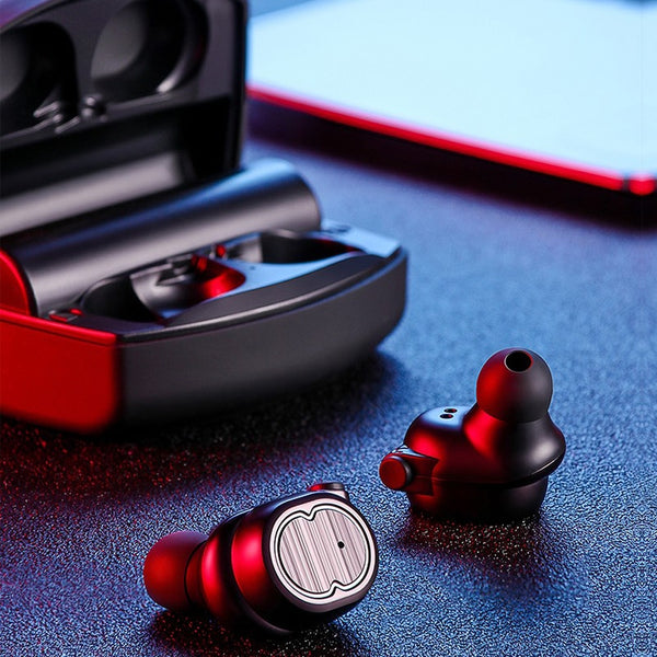 New True Wireless Bluetooth Waterproof Sport Stereo Earphones Headset Earbuds For iPhone Samsung Xiaomi
