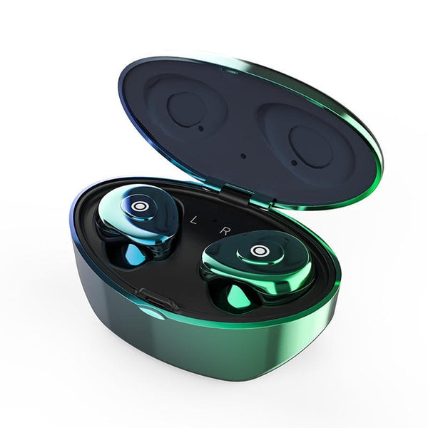 New TWS Graphene Bluetooth HiFi Stereo Auto Pairing Bilateral Call Wireless Earphone Headset With Charging Box