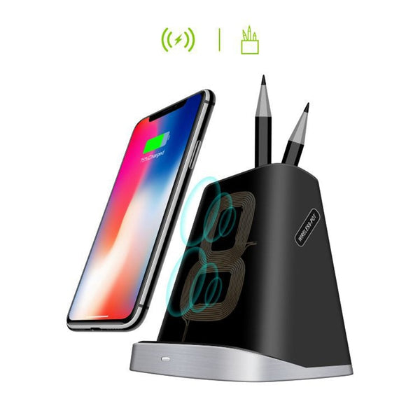 New Qi Wireless Compact Station Charger Phone Stand For Apple iPhone Watch Airpods