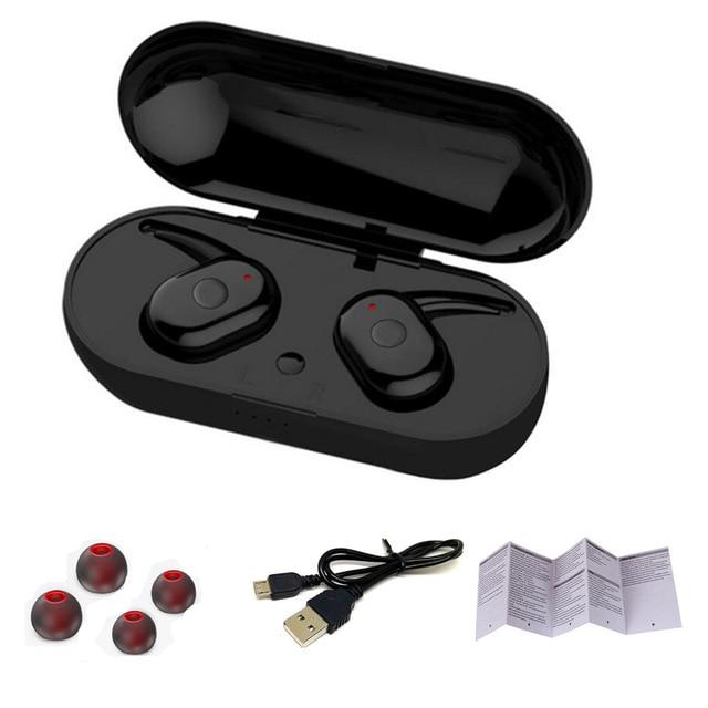 New TWS Bluetooth 5.0 Wireless Earphones Sports Earphone 3D Stereo Sound Earbud With Portable Mic And Charging box