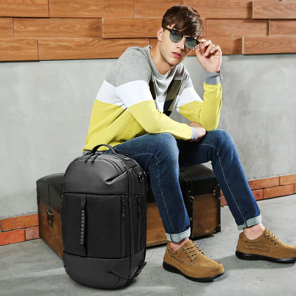 New Men's 15.6 Inch Laptop Casual School Hand Bag Multifunctional USB Charging Outdoor Travel Backpack