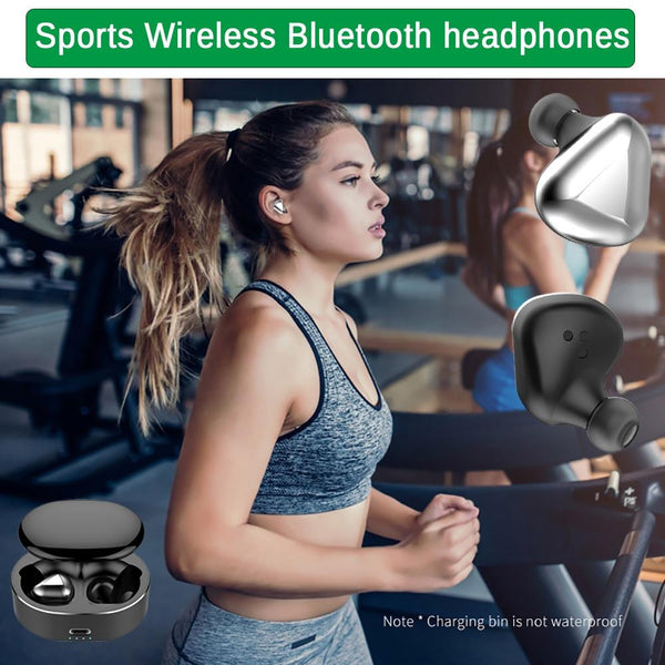 New HiFi 6D Stereo Bluetooth 5.0 TWS Wireless Headphones Earphones IPX6 Waterproof Headse Earphones