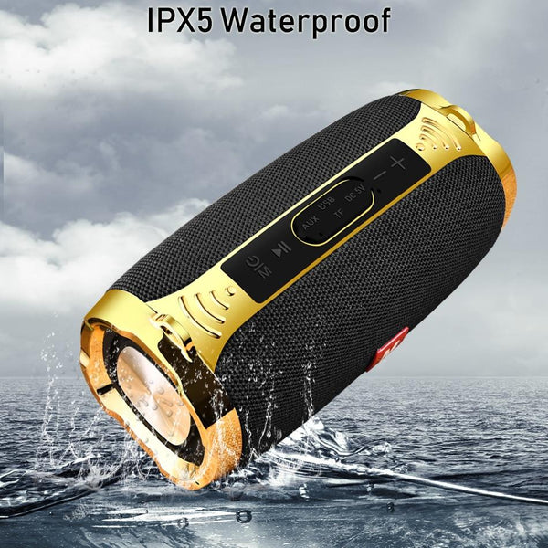 New Bluetooth Waterproof Portable Outdoor Wireless Mini Column Box HIFI Speaker For Android iPhone Windows