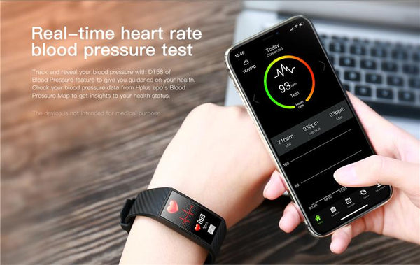 New Heart Rate Color Screen Wristband Smartwatch Waterproof Activity Fitness Tracker For iPhone Android