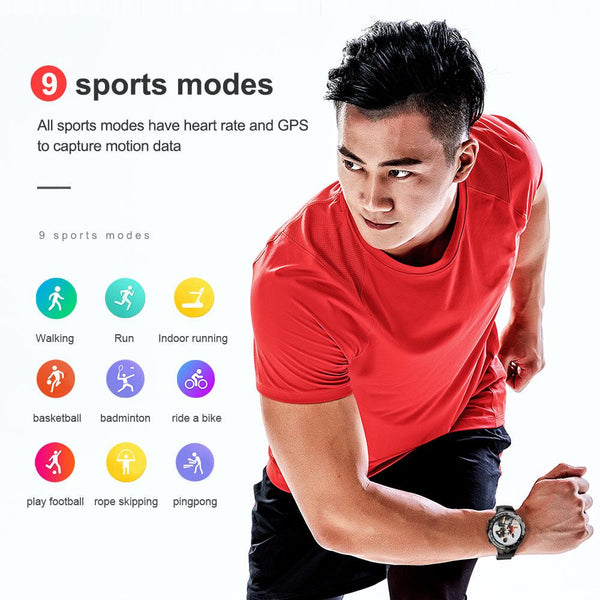 New 4G WIFI AMOLED Clock Screen Fitness Tracker Pedometer Sport Digital GPS Smartwatch For iPhone Android