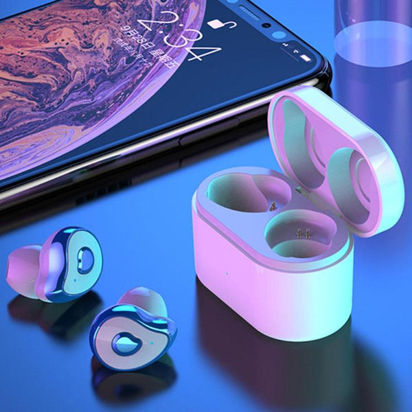 New TWS Bluetooth Wireless 6D Stereo Wireless Earphones IPX5 Waterproof Headset Earbuds For iPhone Samsung Xiaomi
