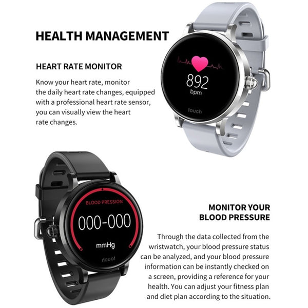 New Heart Rate Blood Pressure Monitor GPS Activity Tracker Women Fitness Bracelet Smartwatch
