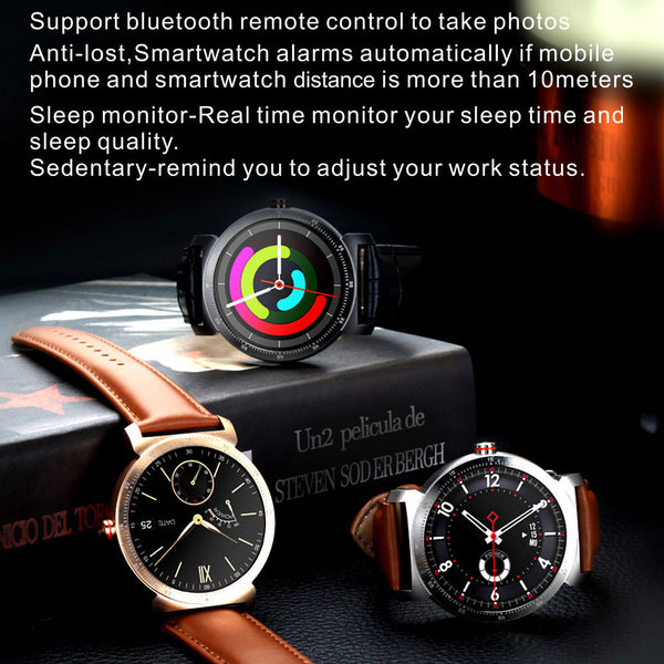 New HD Display Heart Rate Monitor Pedometer Fitness Tracker Smartwatch For Android IPhone