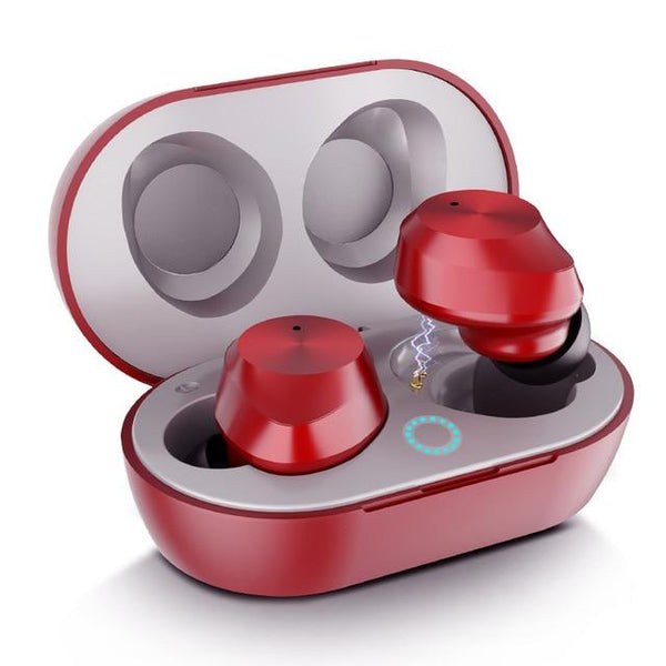 New True Wireless Bluetooth Touch Control HIFI Earbuds Earphones Headset With Microphone + Charge Box