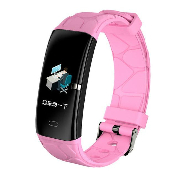 New Heart Rate Blood Pressure Fitness Bracelet IP67 Waterproof Sport Smart Band For iPhone Android