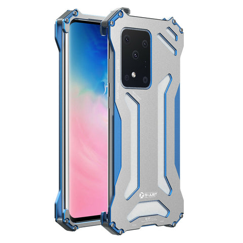 New Luxury Design Metallic Protective Armor Bumper Case for Samsung Galaxy S20 / S10 / Note 10 Series