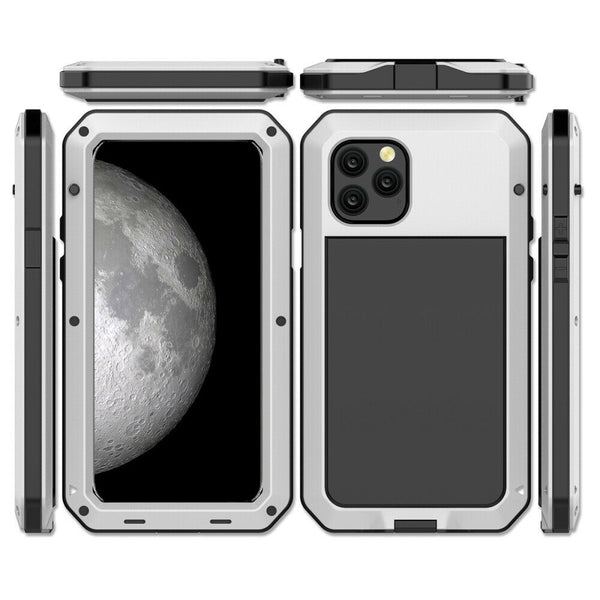 New Luxury Full Wrap Tough Armor Metal Aluminum Cover for iPhone 14 13 12 11 Pro Max Series